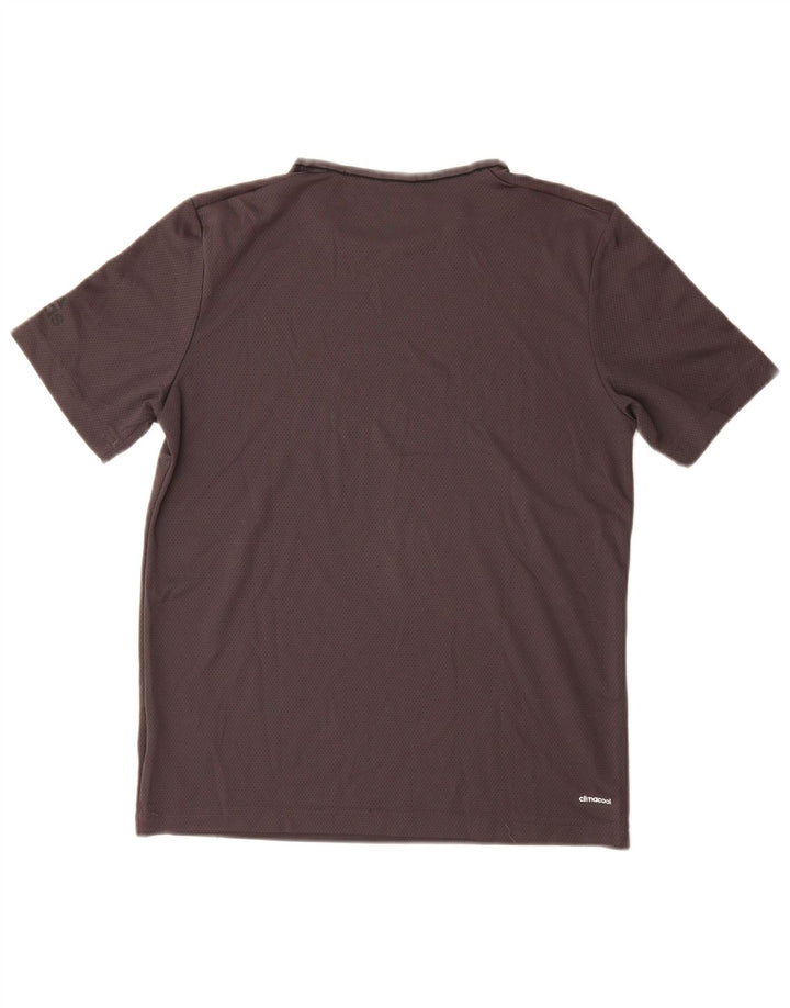 Camiseta Adidas Climacool Feminina Top UK 12 Cinza Médio Poliéster