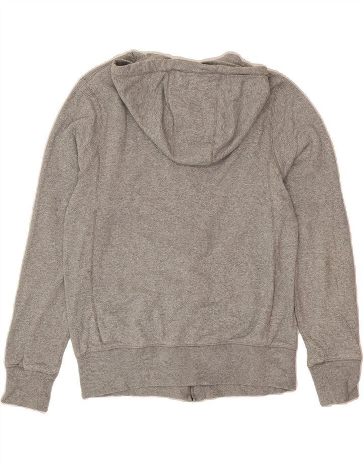 NIKE Womens Zip Hoodie Sweater US 12/14 Large Grey Cotton Vintage Nike and Second-Hand Nike from Messina Hembry 
