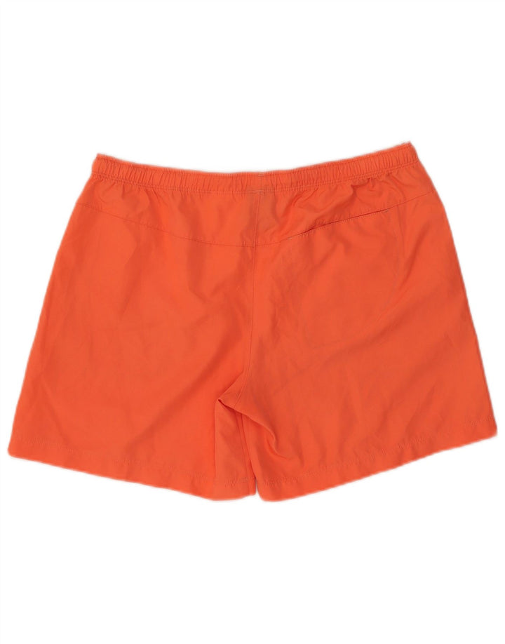 Shorts esportivos femininos NIKE UK 10/12 médio laranja
