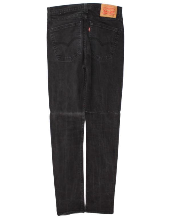 Calça jeans feminina Levi's 510 skinny W30 L32 cinza algodão