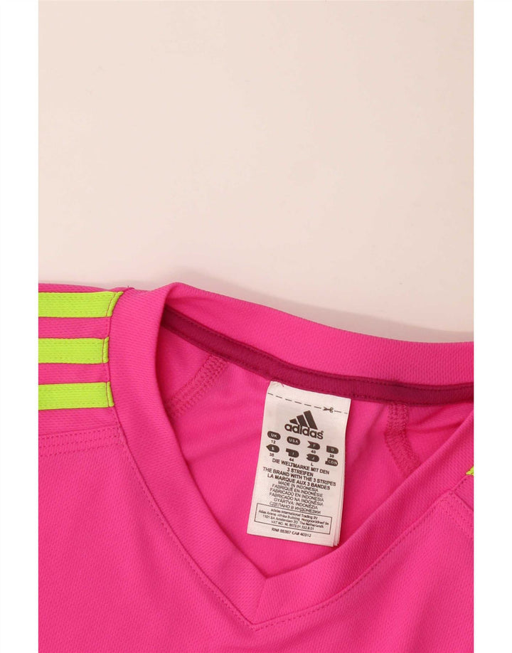 Adidas Camiseta Feminina Top UK 12 Médio Rosa Poliéster