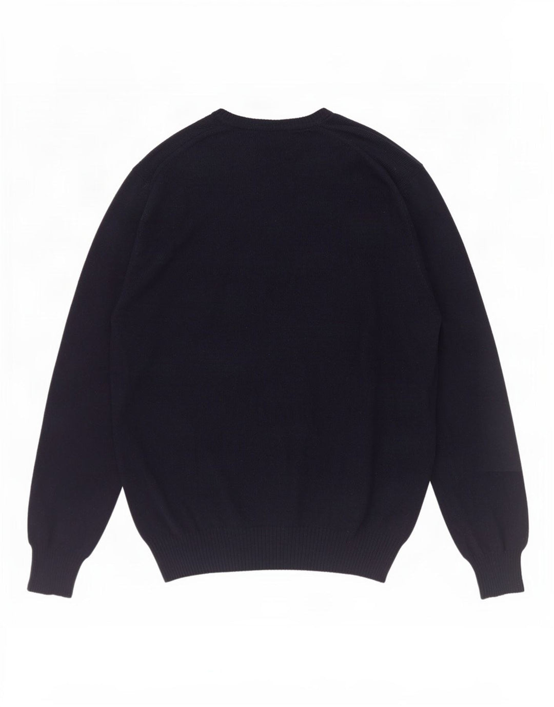 Suéter masculino Zara com decote em V grande azul marinho