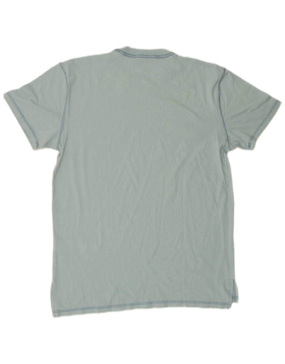 Camiseta masculina Hollister Top médio algodão azul