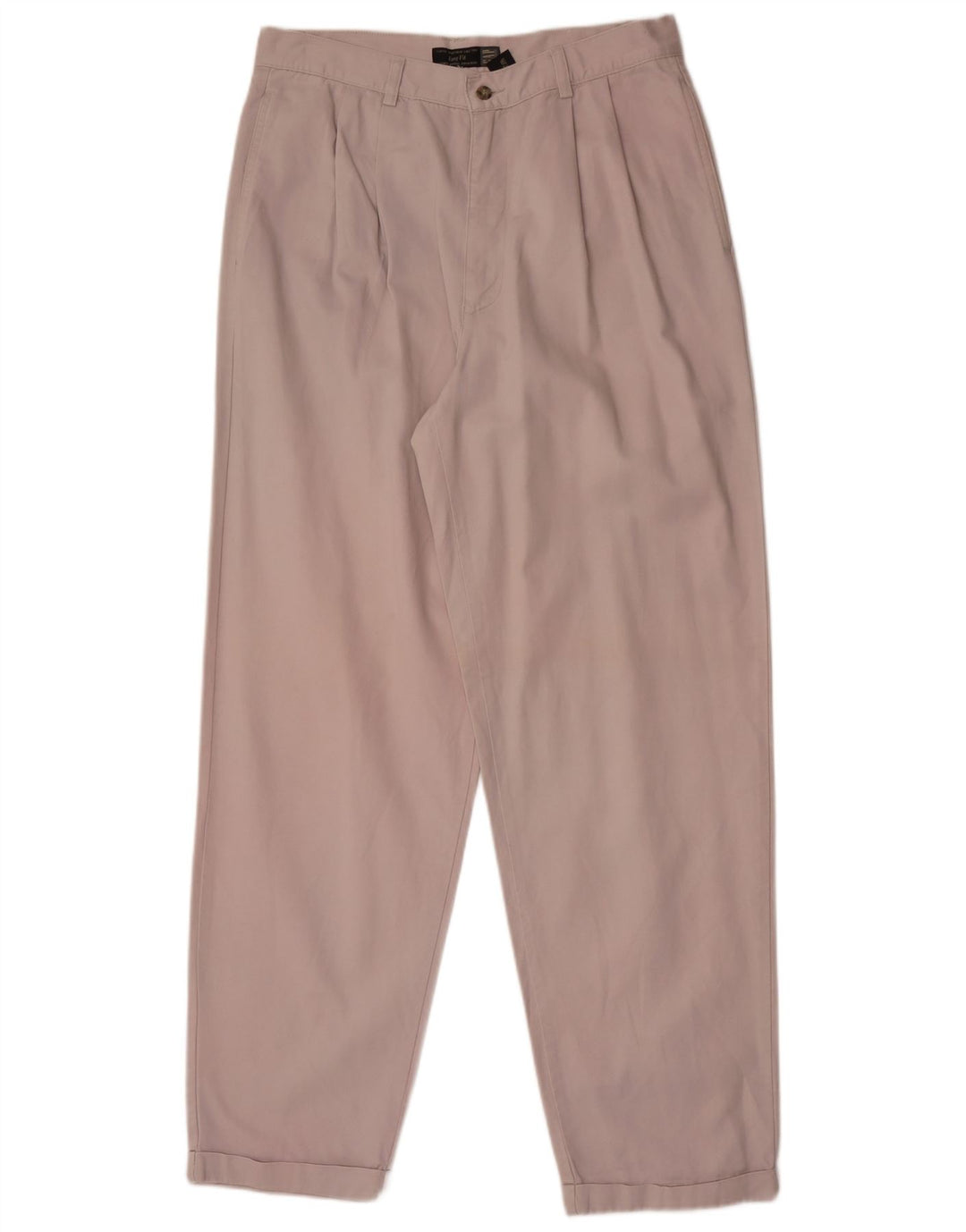 Calça Chino Feminina Gap W34 L32 Algodão Bege