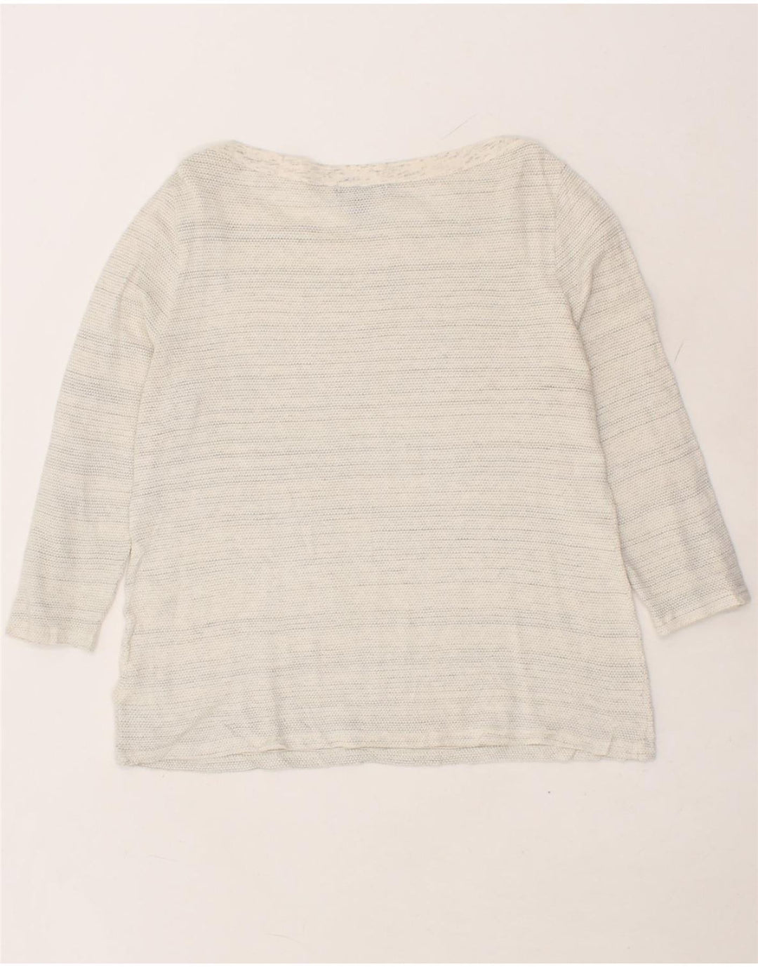 CHAPS Womens Top 3/4 Sleeve UK 18 XL Grey Cotton Vintage Chaps and Second-Hand Chaps from Messina Hembry 