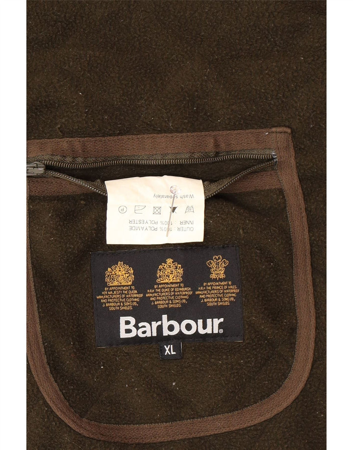 Colete acolchoado masculino BARBOUR UK 42 XL poliamida verde