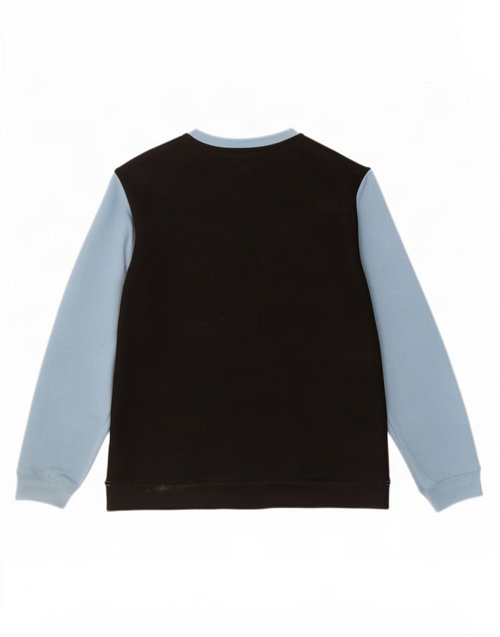 Sergio Tacchini moletom gráfico masculino Jumper XL preto colorblock