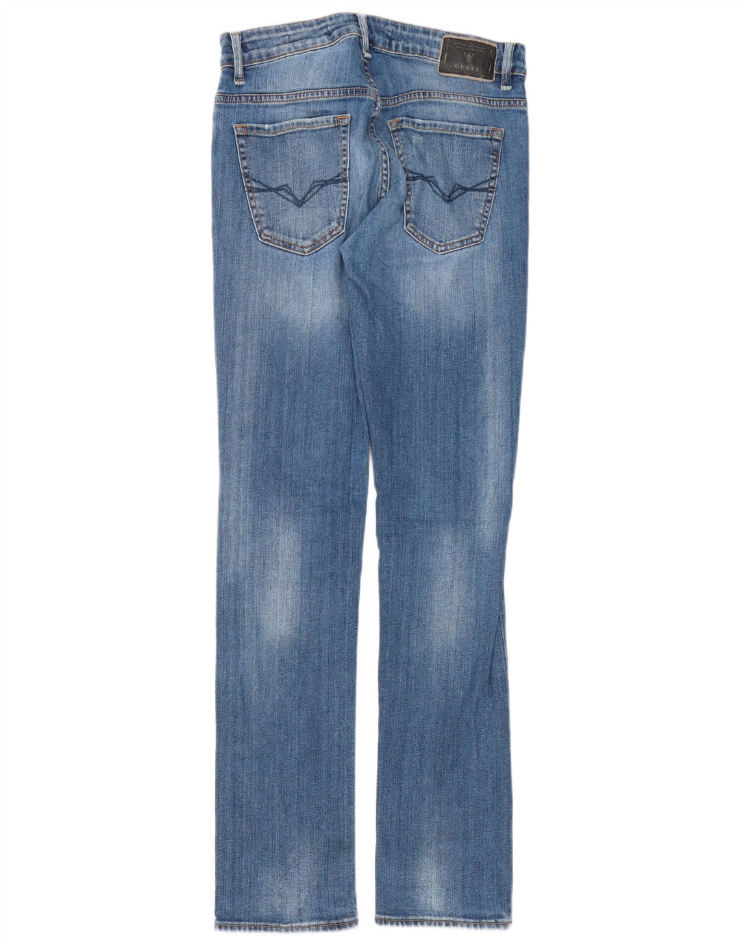 Guess Jeans Slim Masculino W30 L34 Azul Algodão