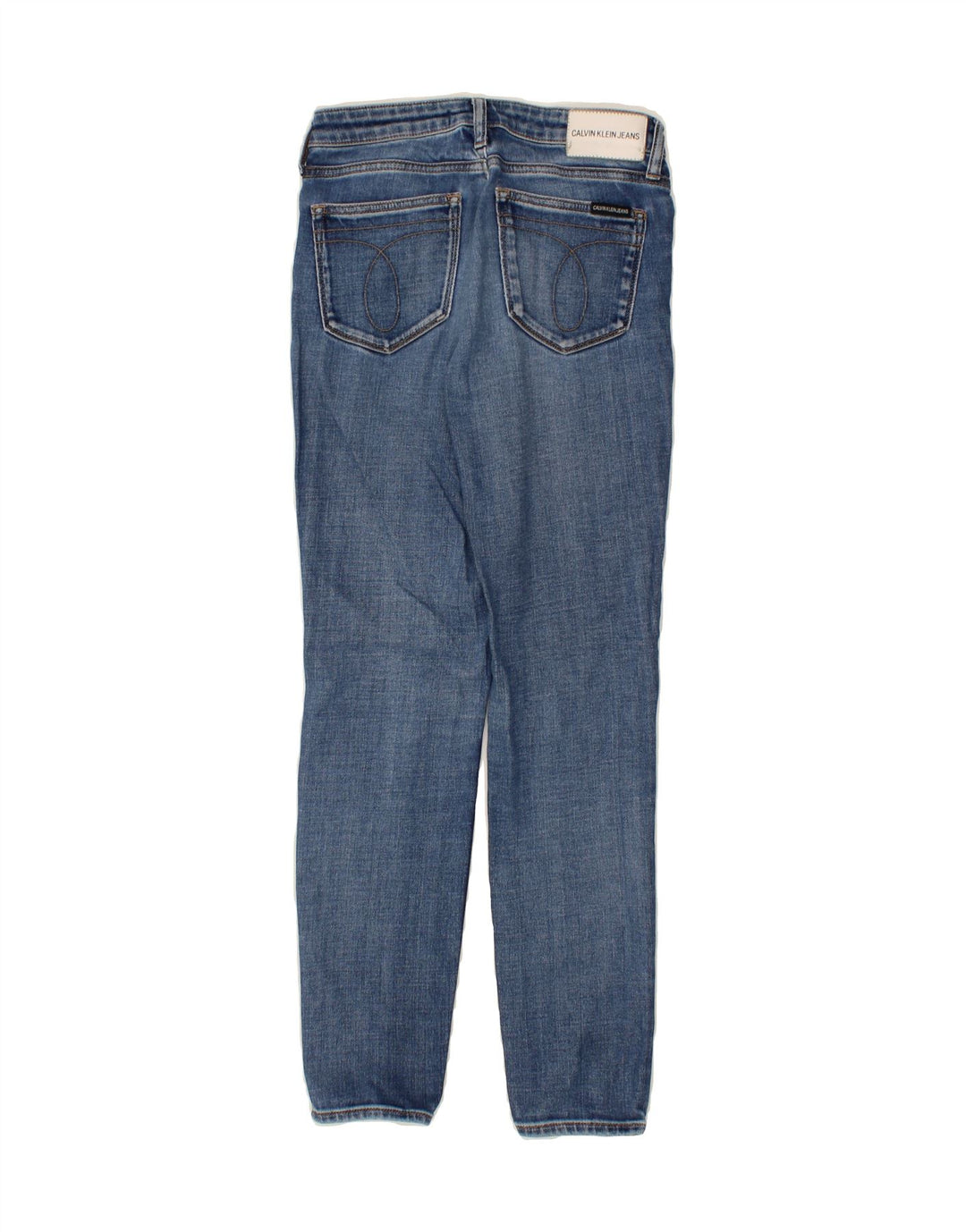 CALVIN KLEIN Womens Slim Jeans W26 L30 Blue Cotton Vintage Calvin Klein and Second-Hand Calvin Klein from Messina Hembry 