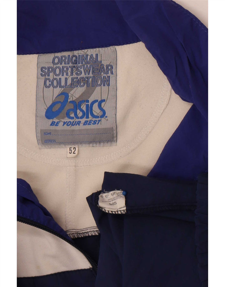 Asics Mens Graphic Full Tracksuit IT 52 Grande bloco colorido azul marinho