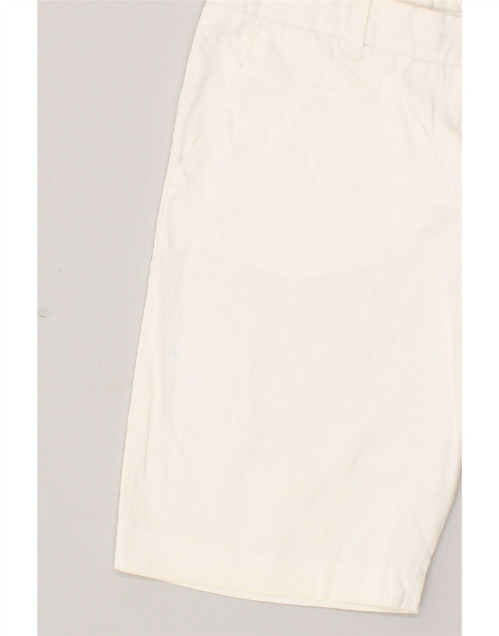 ICEBERG Womens Chino Shorts W28 Medium White Cotton Vintage Iceberg and Second-Hand Iceberg from Messina Hembry 