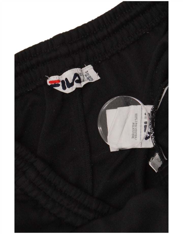 Calça masculina Fila Graphic Tracksuit médio preto poliéster