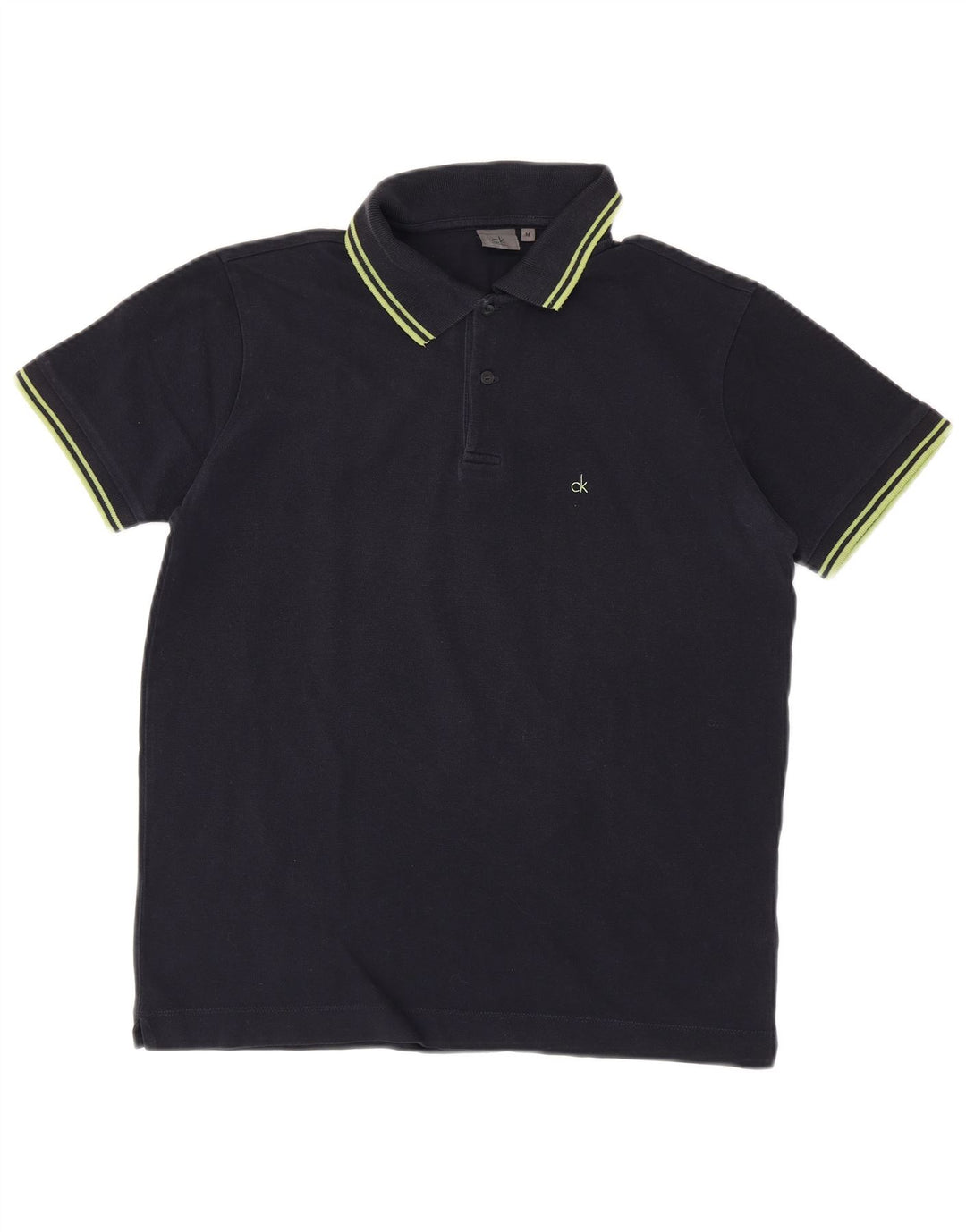 Camisa polo masculina CALVIN KLEIN médio algodão azul marinho