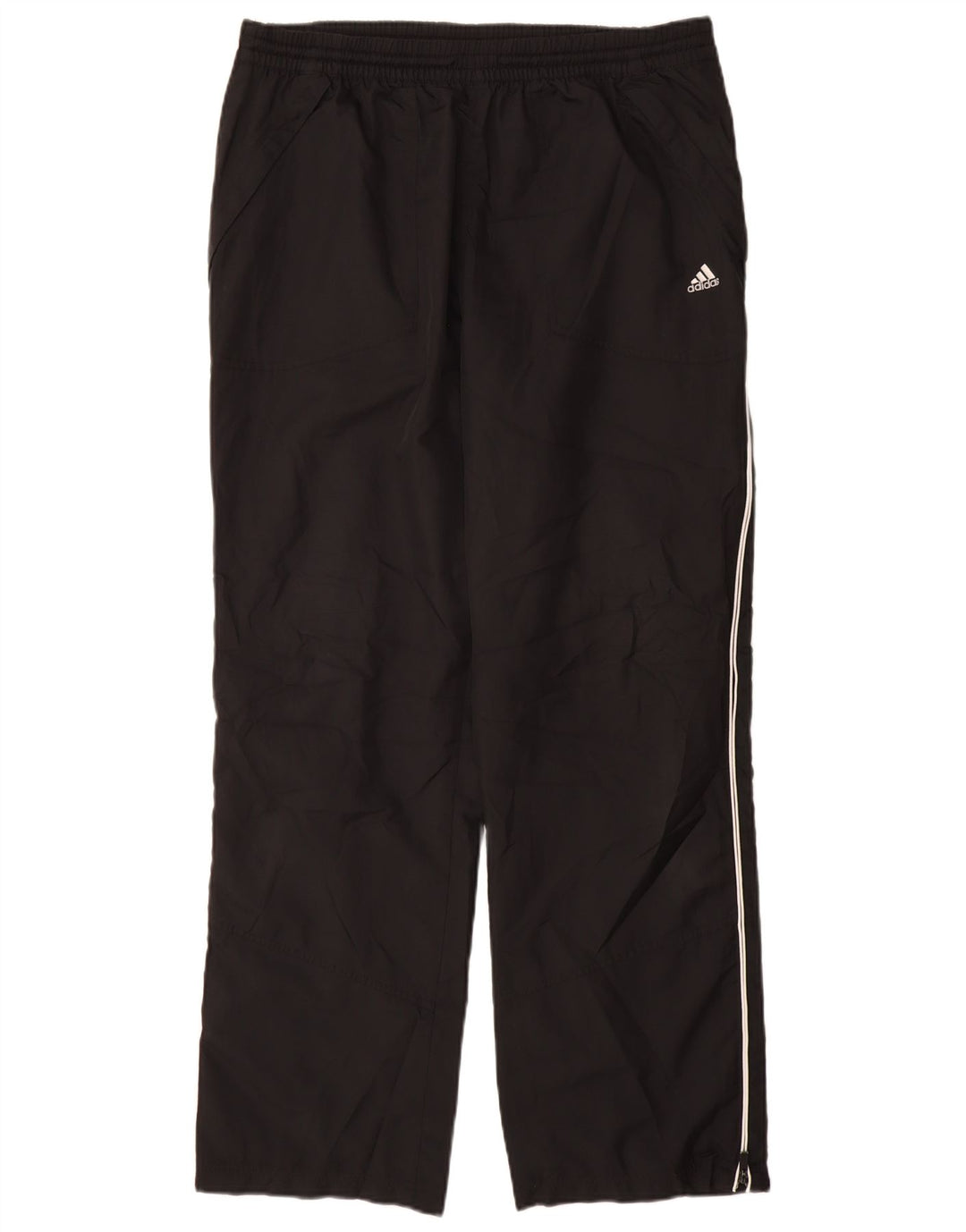 Calça de treino masculina Adidas grande poliéster preto