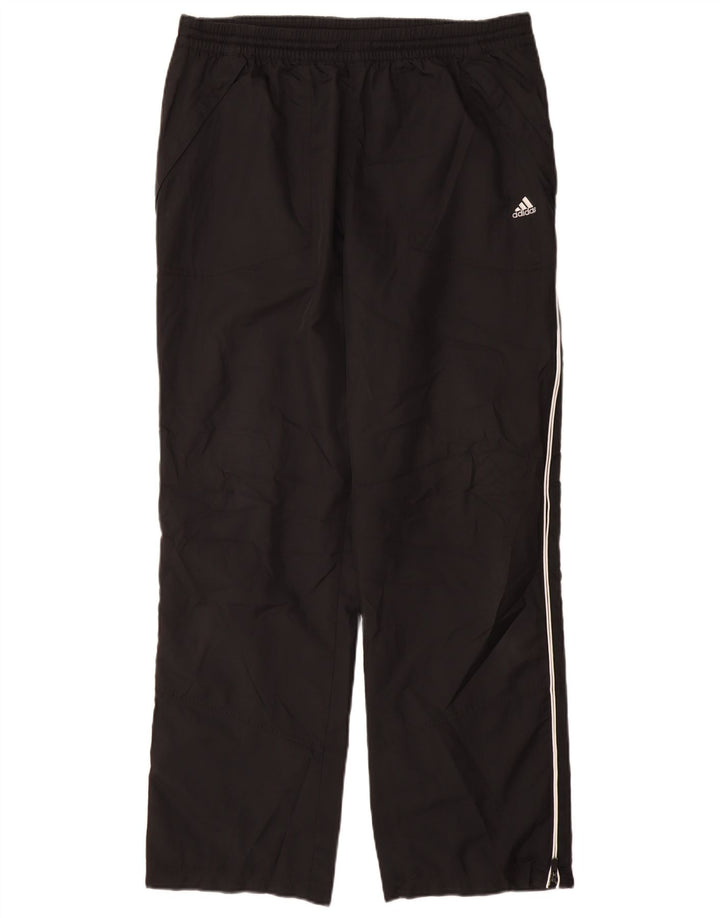 Calça de treino masculina Adidas grande poliéster preto