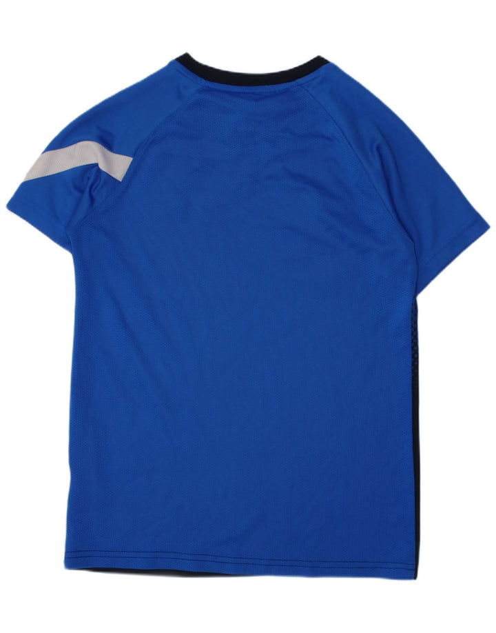 Camiseta NIKE Boys Dri Fit Graphic Top 10-11 anos Médio Azul Colourblock