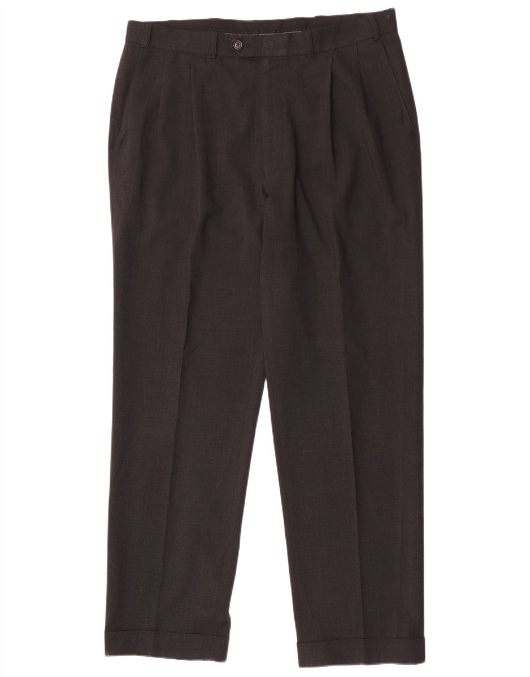 Calça masculina Marks & Spencer Pegged Suit W36 L31 cinza poliéster