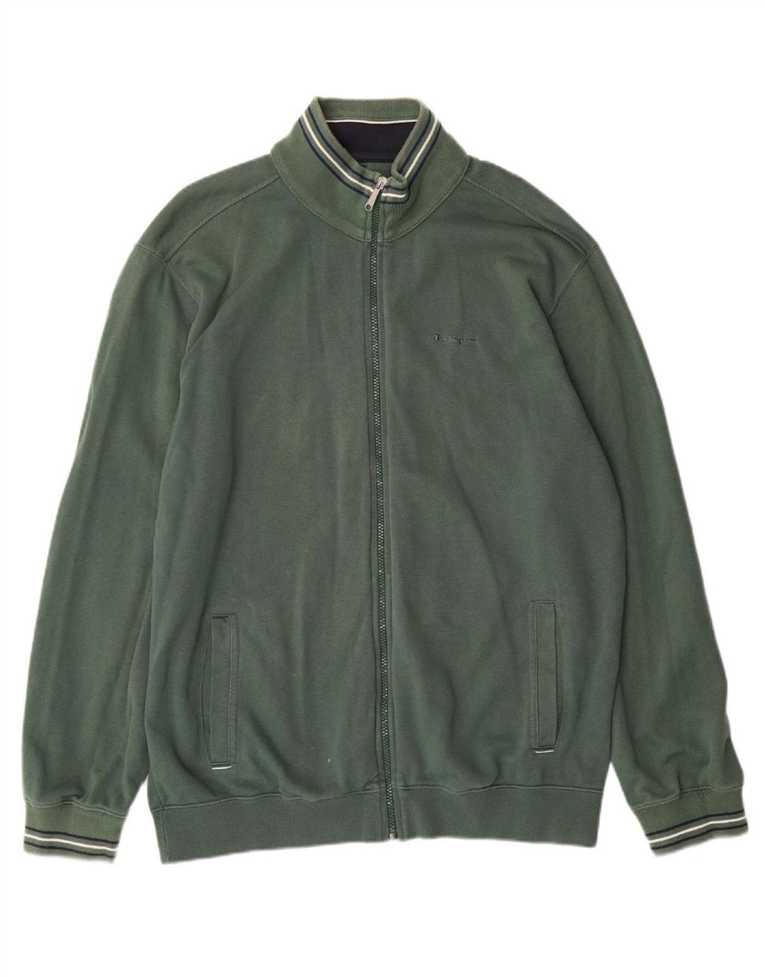 CHAMPION Jaqueta masculina de agasalho 2XL algodão verde