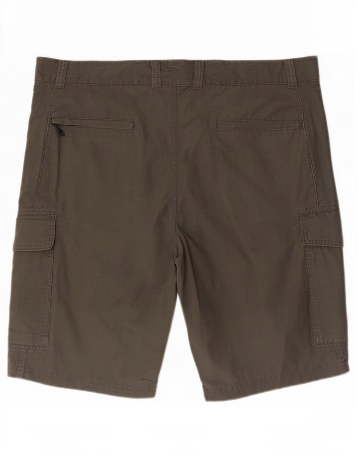 Shorts cargo masculino Marks & Spencer W40 XL algodão cáqui