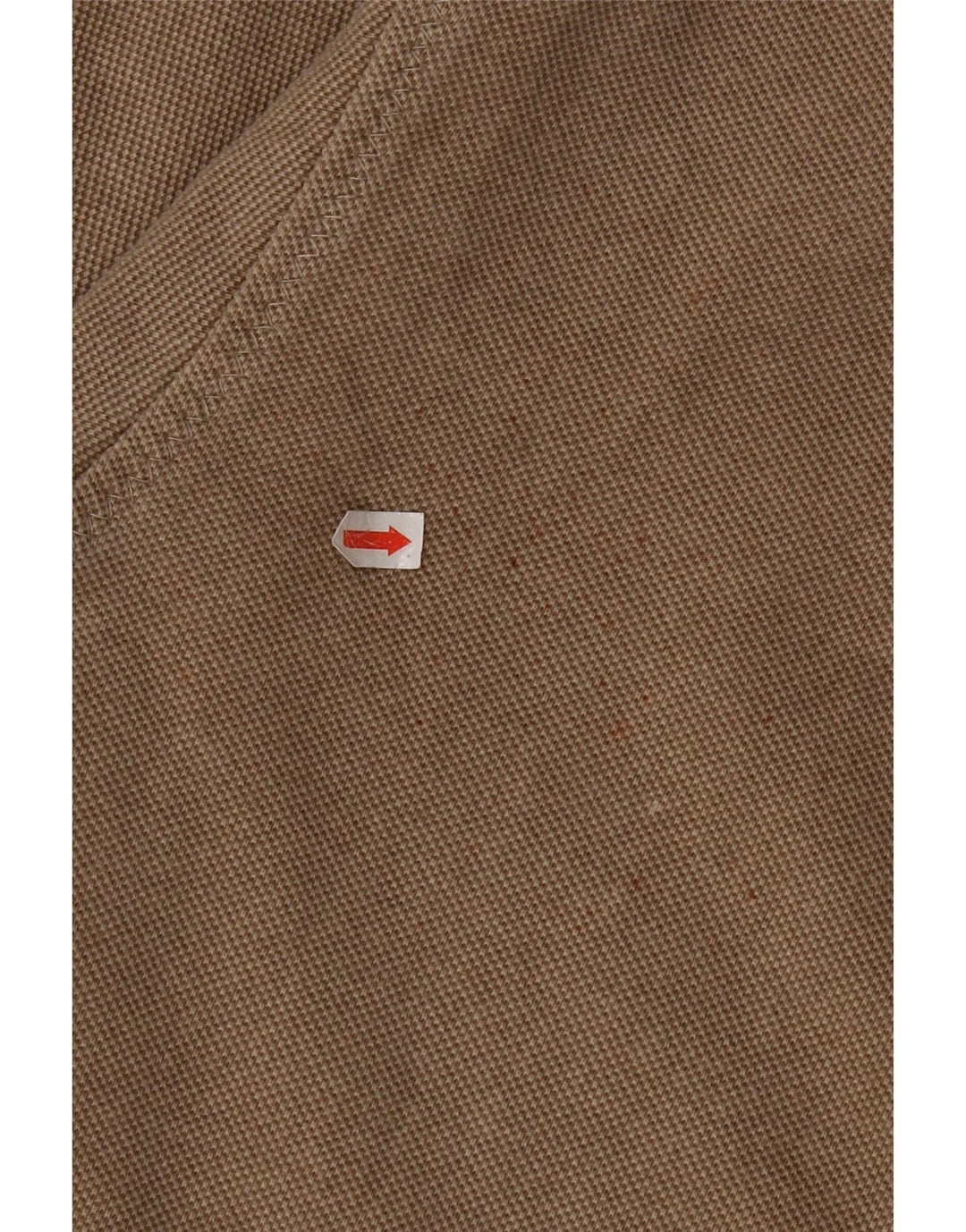Fat Face Masculino Zip Neck Moletom Jumper Médio Algodão Bege
