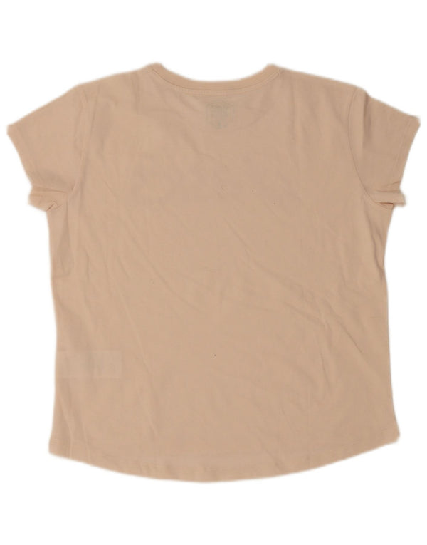 Camiseta feminina Asics Graphic UK 16 grande algodão bege