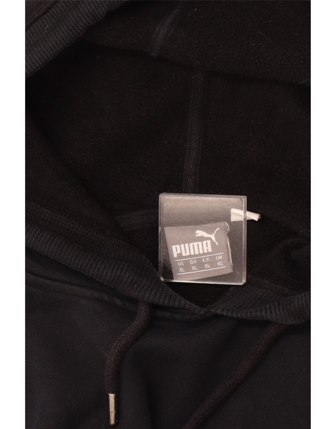 PUMA Mens Hoodie Jumper XL Algodão Preto