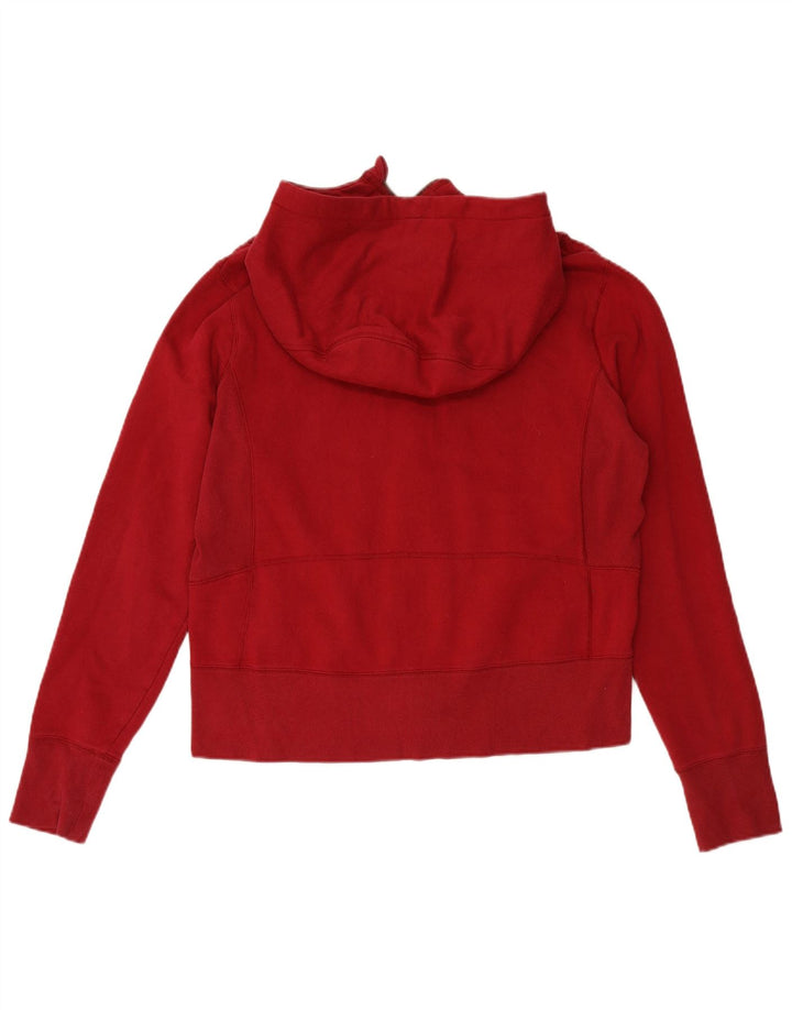 Suéter feminino com capuz e zíper CHAMPION UK 18 XL algodão vermelho