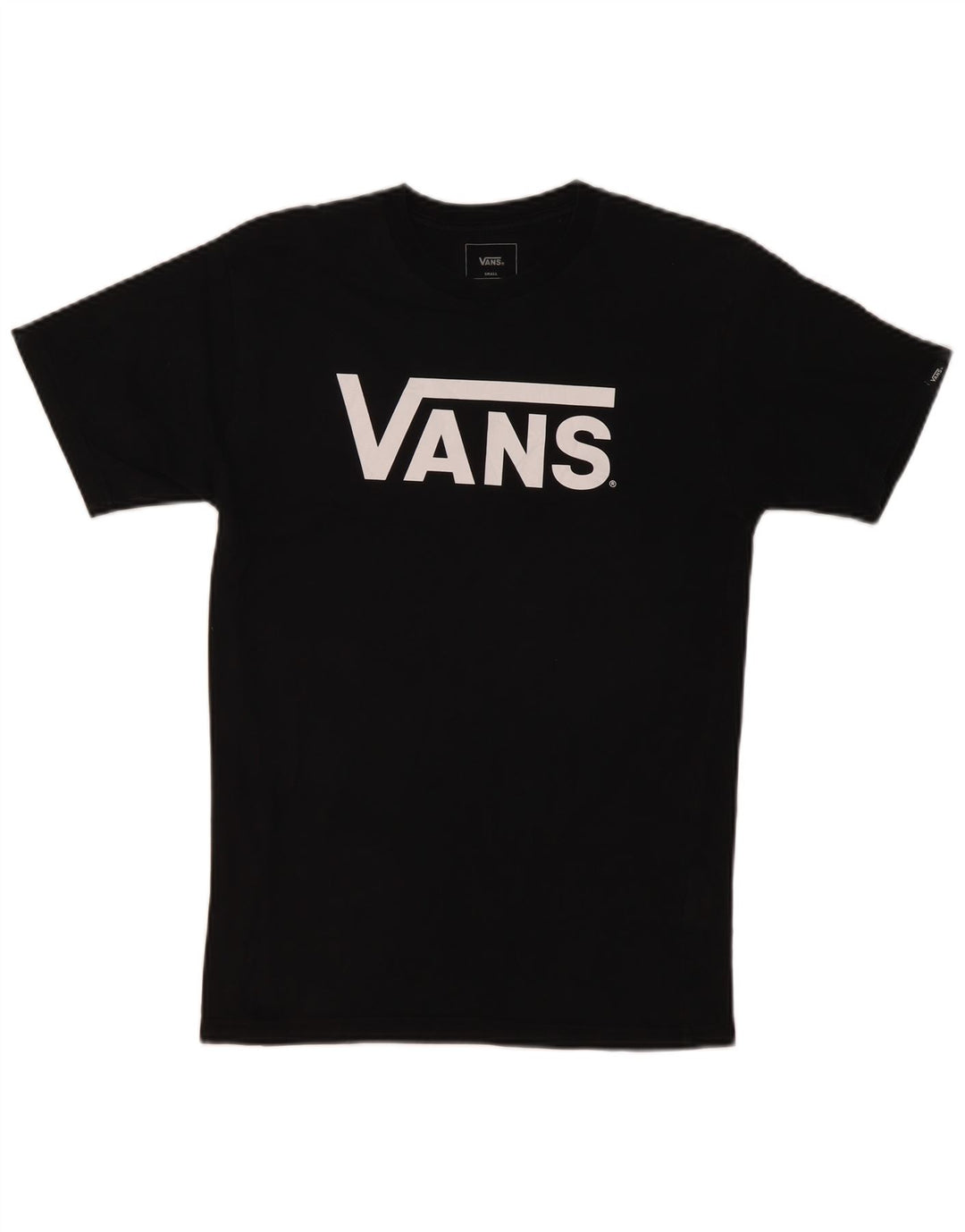 Camiseta masculina Vans Classic Fit Graphic pequena preta