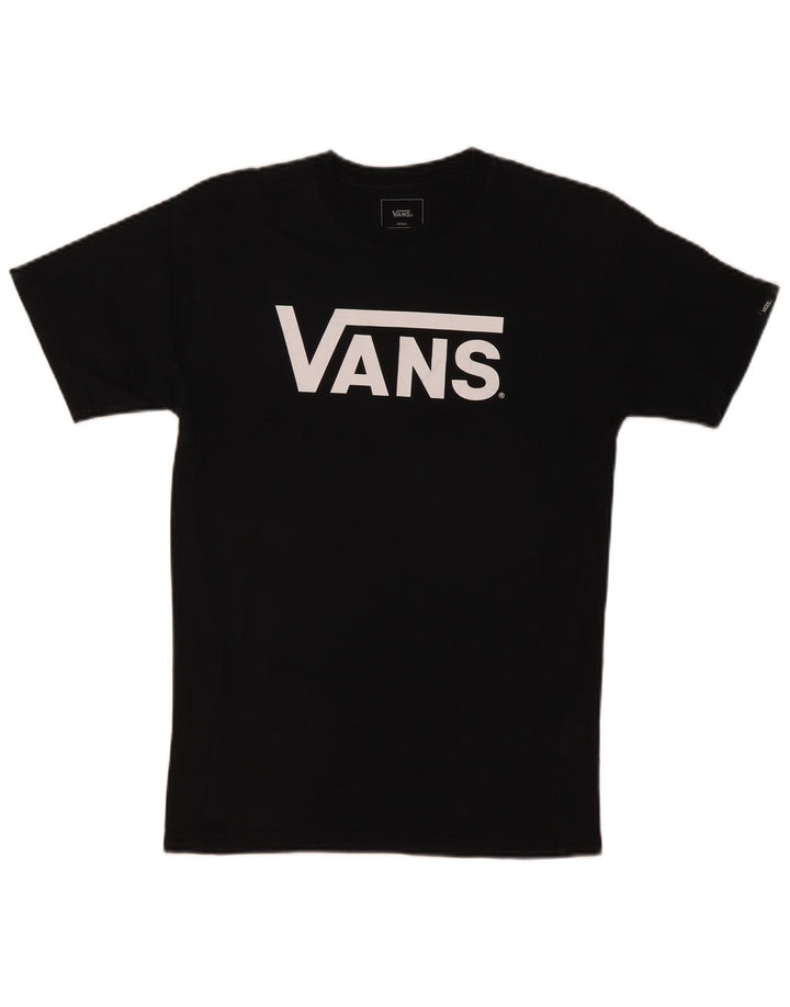 Camiseta masculina Vans Classic Fit Graphic pequena preta