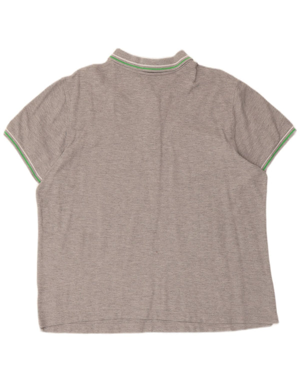 Camisa polo masculina Lotto 2XL algodão cinza