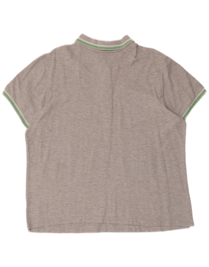 Camisa polo masculina Lotto 2XL algodão cinza