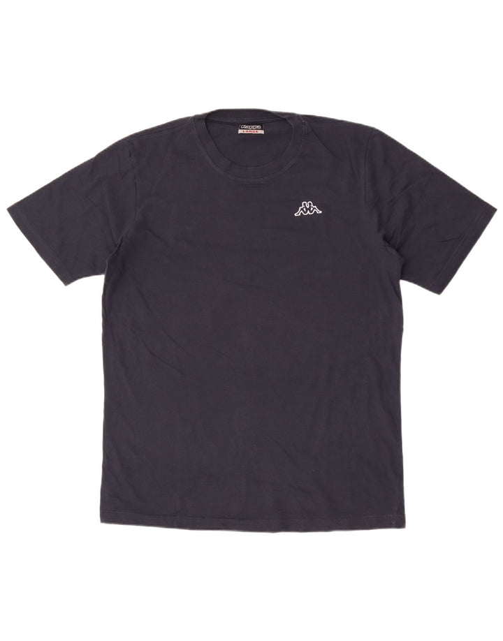 Camiseta masculina Kappa Top grande algodão azul marinho