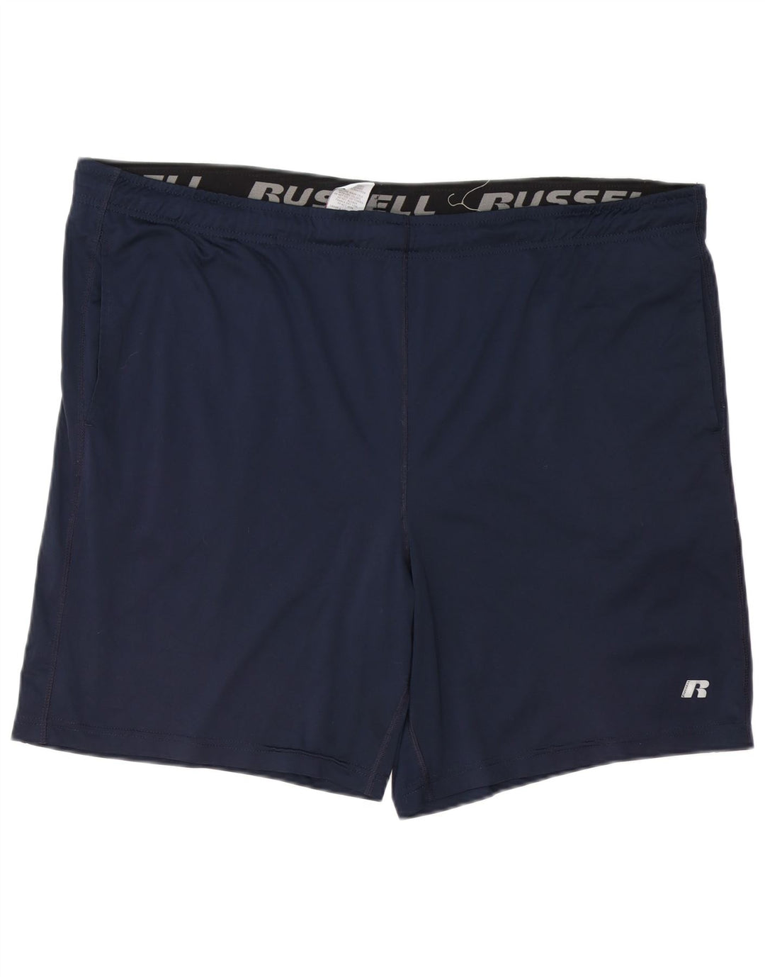 Shorts esportivos masculinos RUSSELL ATLÉTICO XL azul marinho poliéster