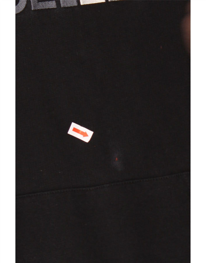 THE NORTH FACE Mens Graphic Hoodie Jumper XL Algodão Preto