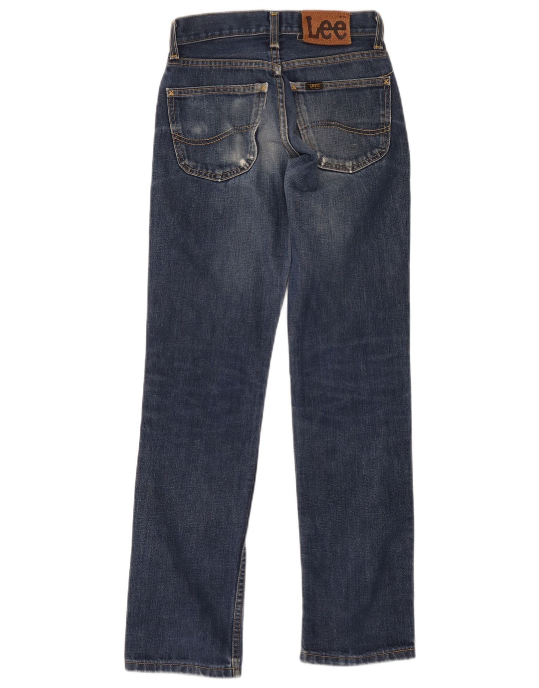 Jeans retos femininos Lee W26 L31 algodão azul
