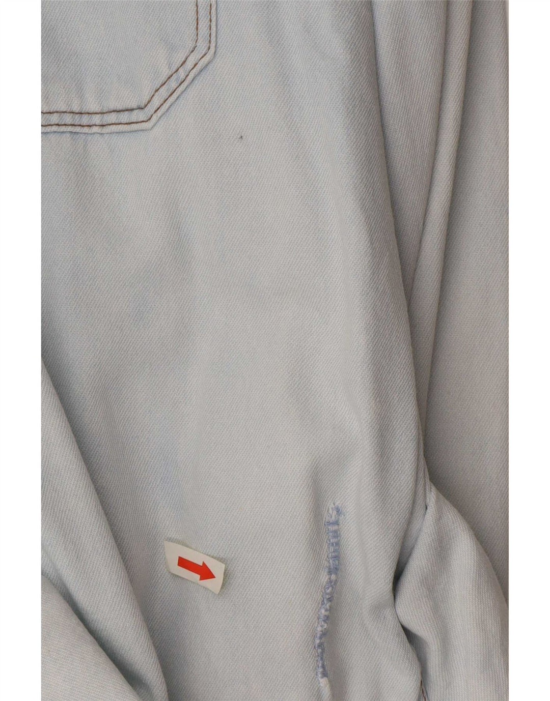 Camisa jeans masculina uniforme grande azul