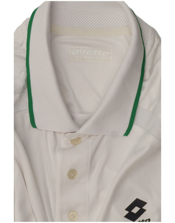 Camisa polo masculina LOTTO XL branca