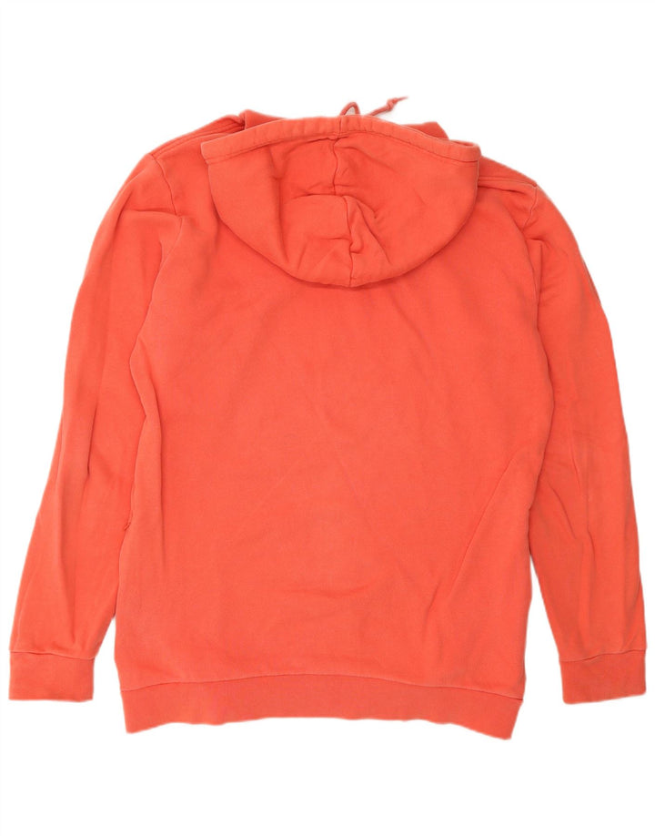 Adidas Mens Hoodie Jumper Médio Algodão Laranja