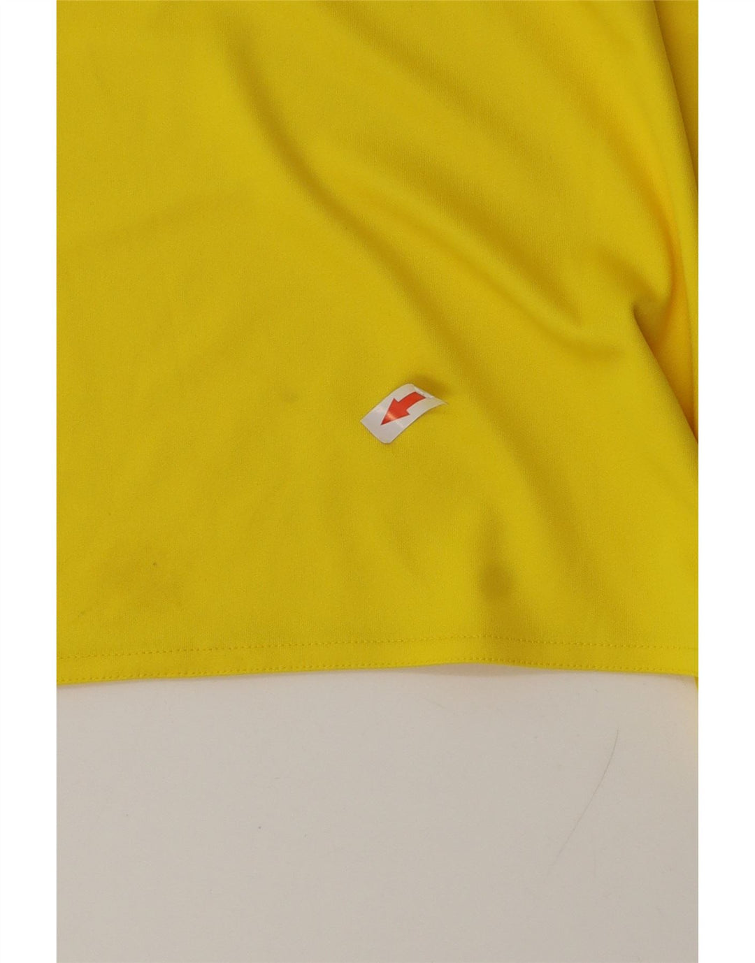Adidas Mens Climalite Graphic Camiseta Top Médio Poliéster Amarelo