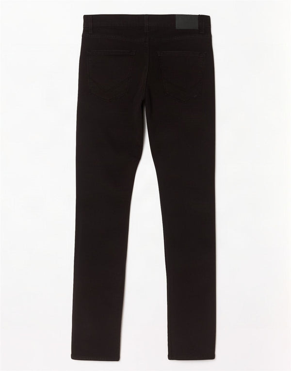 Rifle feminino skinny jeans W29 L32 algodão preto