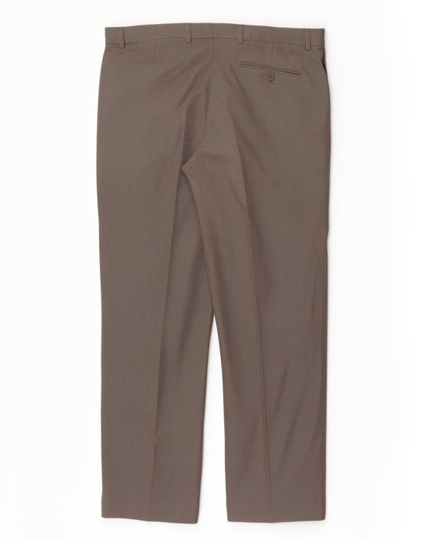 Calça masculina Marks & Spencer Pegged Suit W36 L31 cinza poliéster