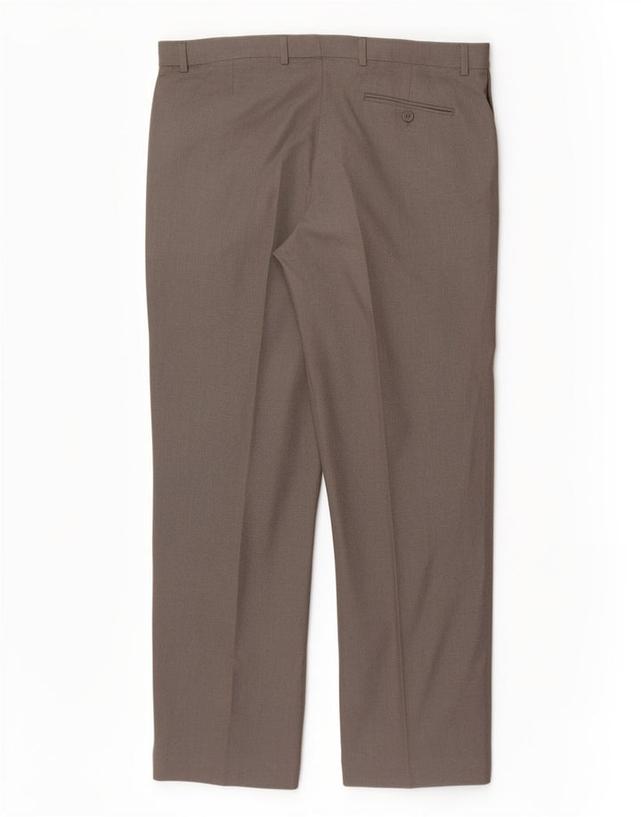 Calça masculina Marks & Spencer Pegged Suit W36 L31 cinza poliéster