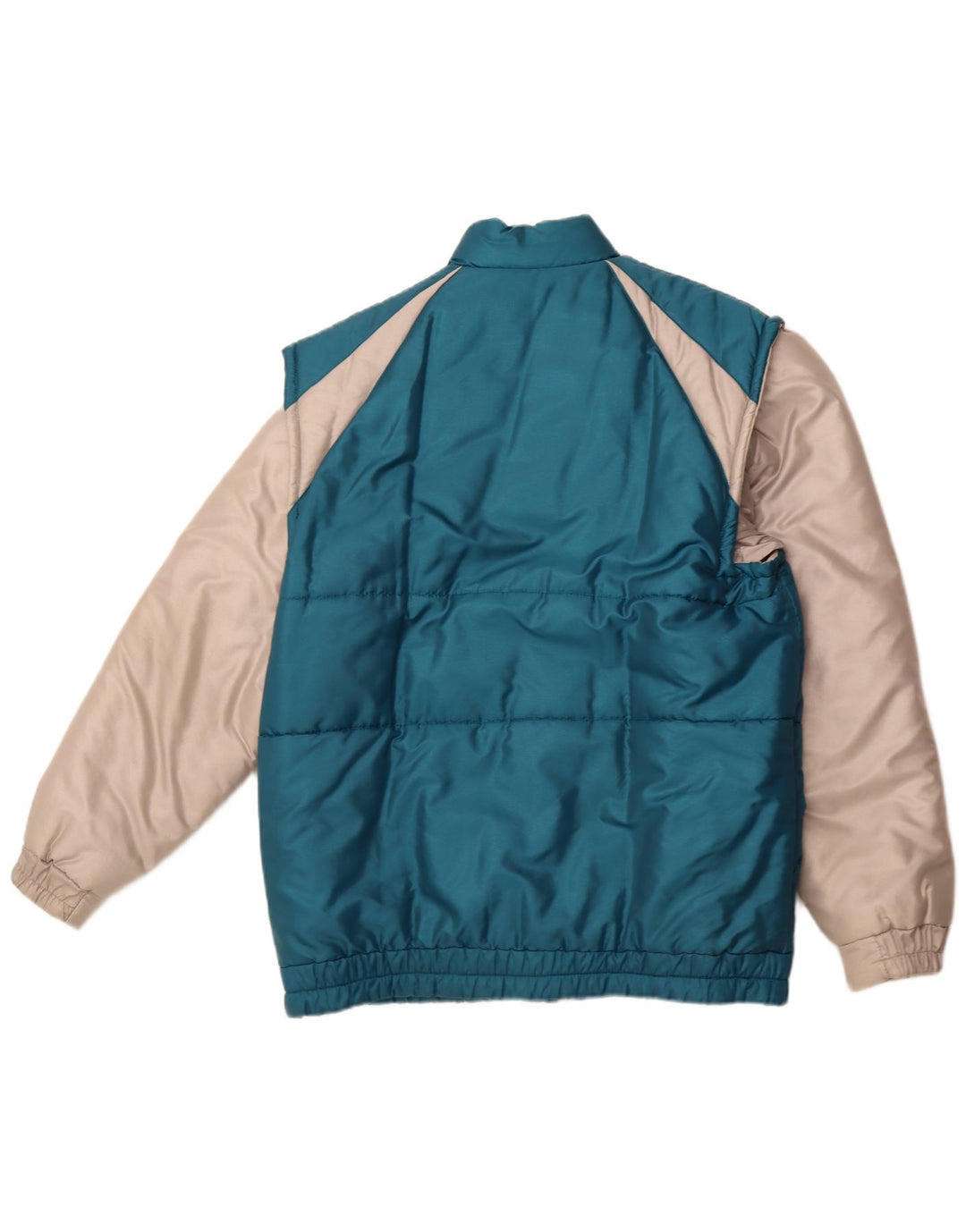 Jaqueta acolchoada masculina CARRERA UK 40 grande poliéster colorblock azul