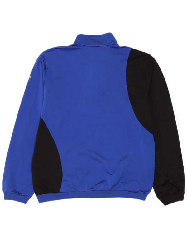 Adidas Mens Tracksuit Top Jacket UK 48/50 XL Azul Colourblock Poliéster