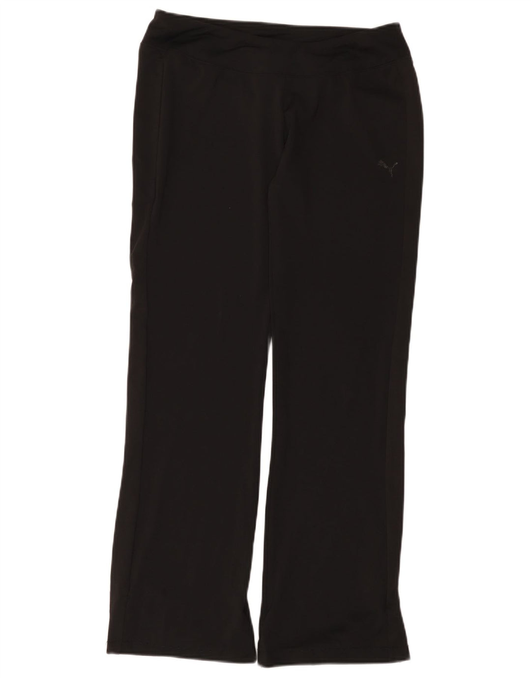 Calça de treino feminina Puma UK 16 grande poliéster preto