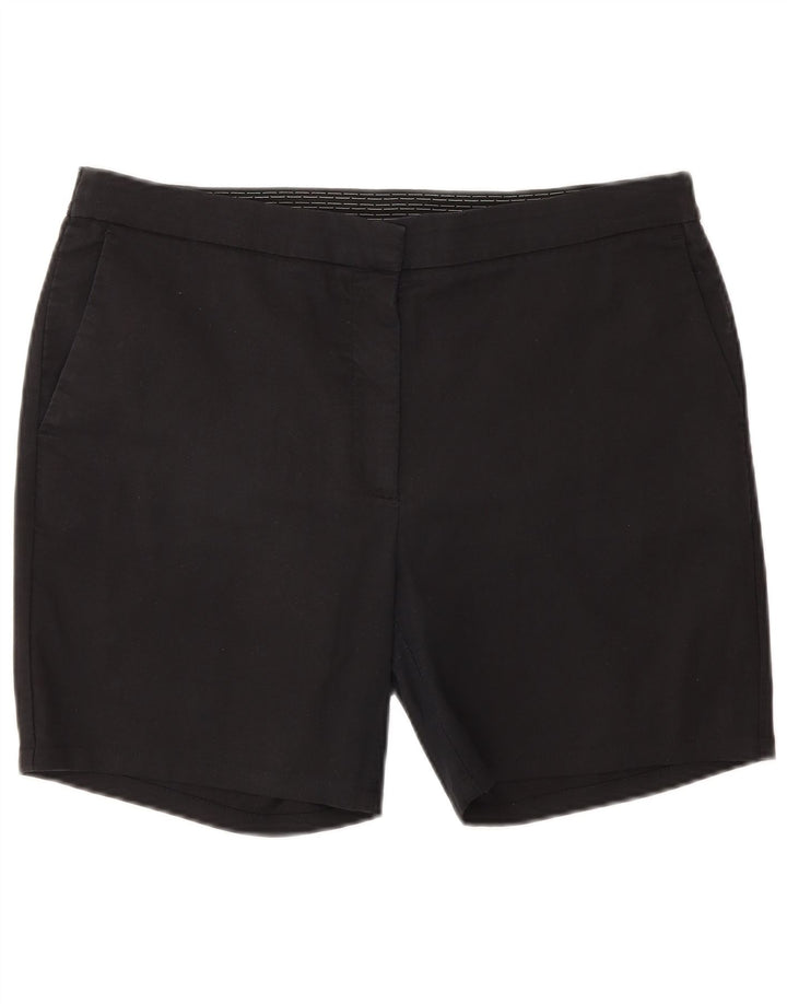 Zara Shorts Chino Feminino XL W32 Preto