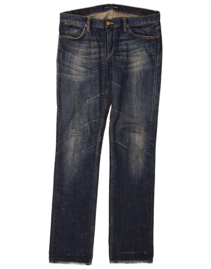 Jeans Slim Feminino Ralph Lauren W30 L34 Azul Marinho