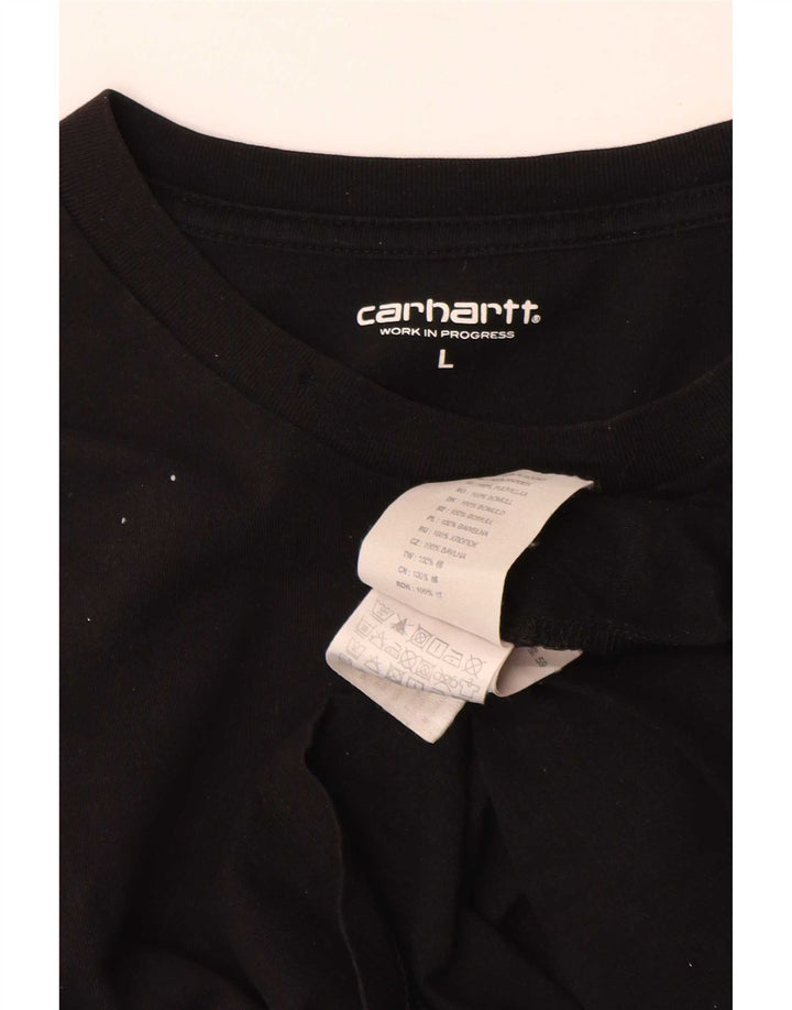 Camiseta masculina Carhartt grande algodão preto