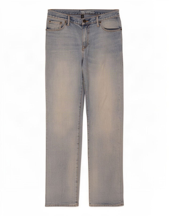 Jeans retos masculinos Gap W34 L34 algodão azul