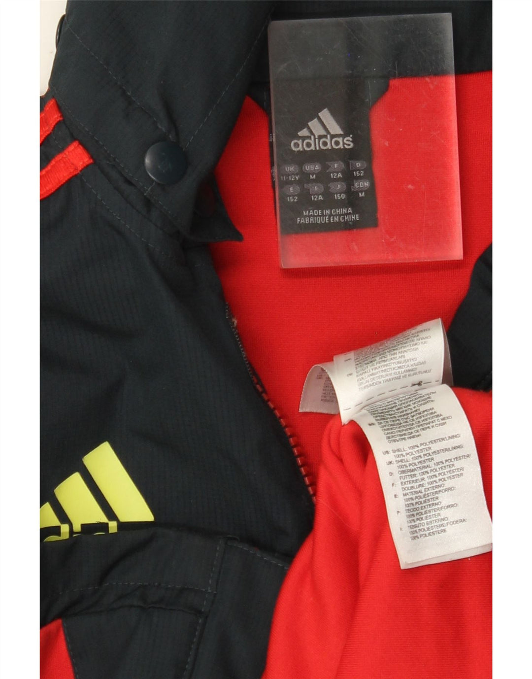 ADIDAS Meninos Munster Rugby com capuz jaqueta superior 11-12 anos preto